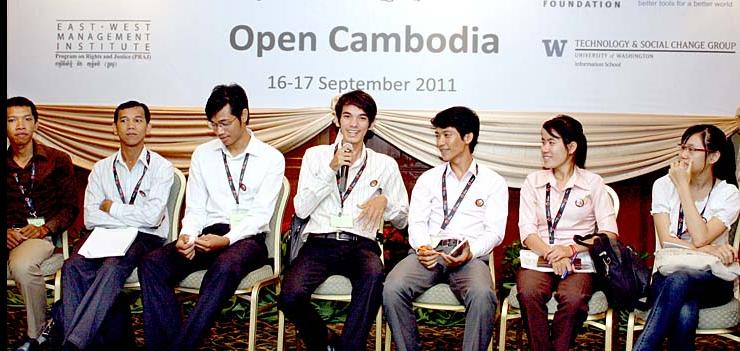 Opening Remarks at the Open Cambodia Conference [photo: Zuzana Sadkova]