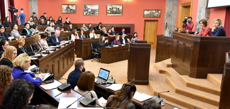 Meeting of Parliament’s Gender Equality Council; Photo Credit: Parliament of Georgia