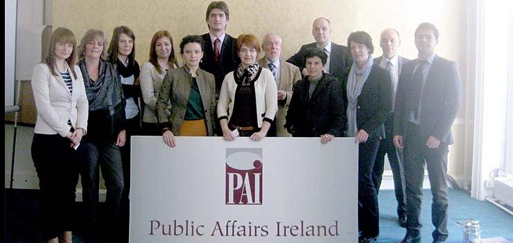 Members of the Montenegrin RIA Unit met with members of Public Affairs Ireland during study tour.