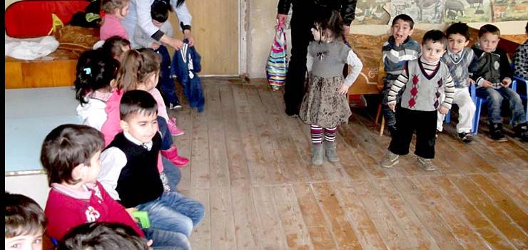 Lack of funding for preschools in Marneuli has created unsafe and uncomfortable classroom conditions.