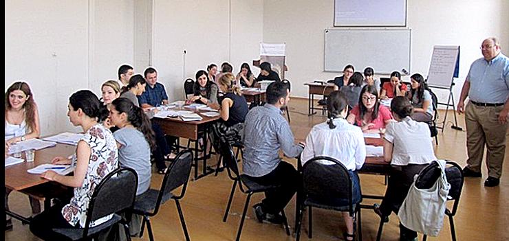 After working in the live-client clinics of the Tbilisi City Hall Project, the students underwent legal skills training in the classroom