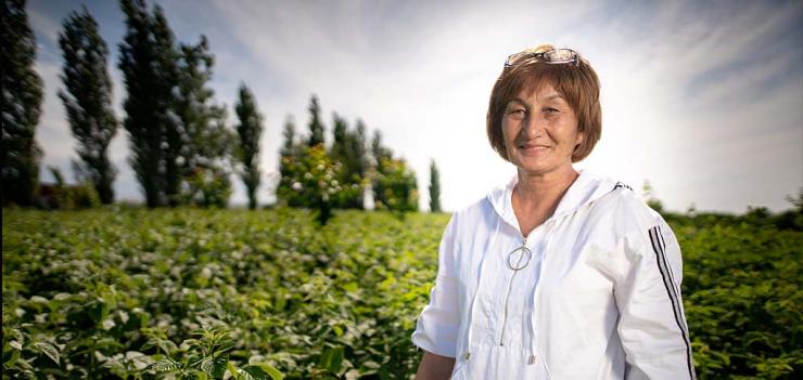Zuhra's next step is to is enter the bigger market outside the Central Asia region. Photography: Olivier Le Blanc/USAID