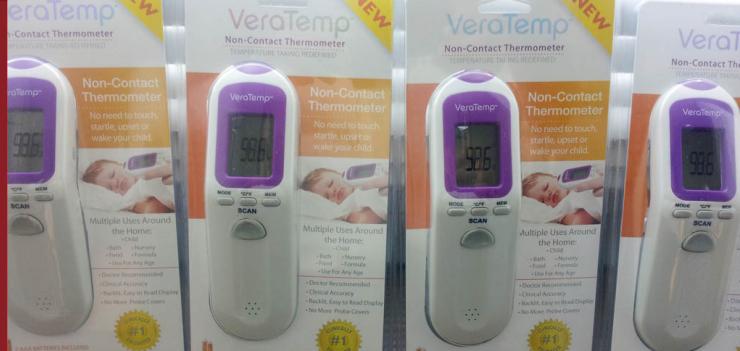 Thanks to generous support EWMI sent the first shipment of non-contact thermometers to Liberia.