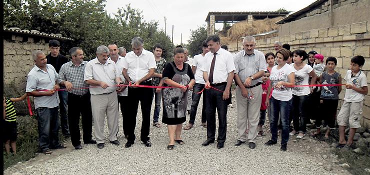The road repair project jointly funded by USAID, Government of Azerbaijan, local municipality, and community members improved the day-to-day living conditions of over 1,400 people in Arzu community