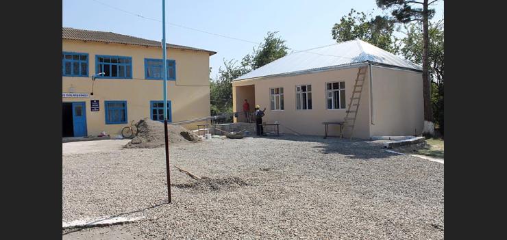 The rooms were constructed through joint funding from the governments of the United States and Azerbaijan as well as local municipality and community members