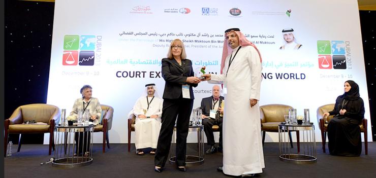 The Conference was hosted by the International Association for Court Administration in association with the Dubai Courts.